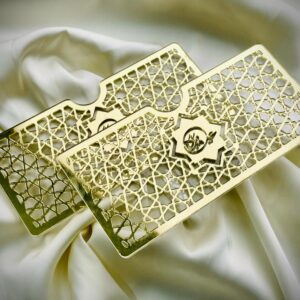 Golden Acrylic EID Salami Envelope